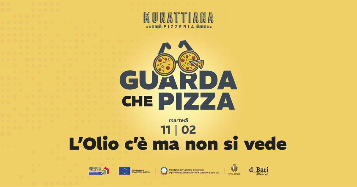 GUARDA CHE PIZZA - L'olio c'\u00e8 ma non si vede