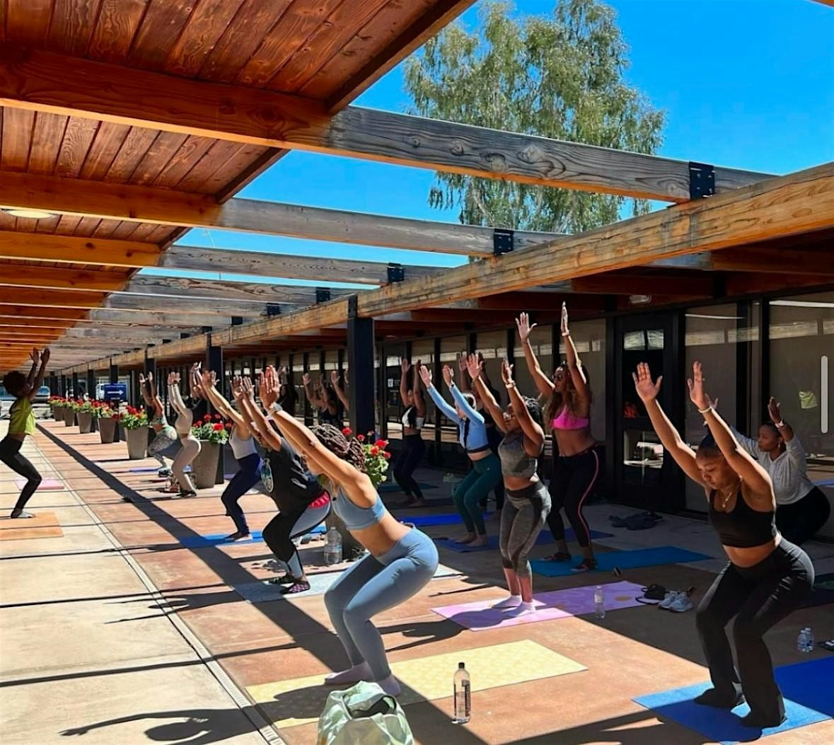 Yoga in the Courtyard