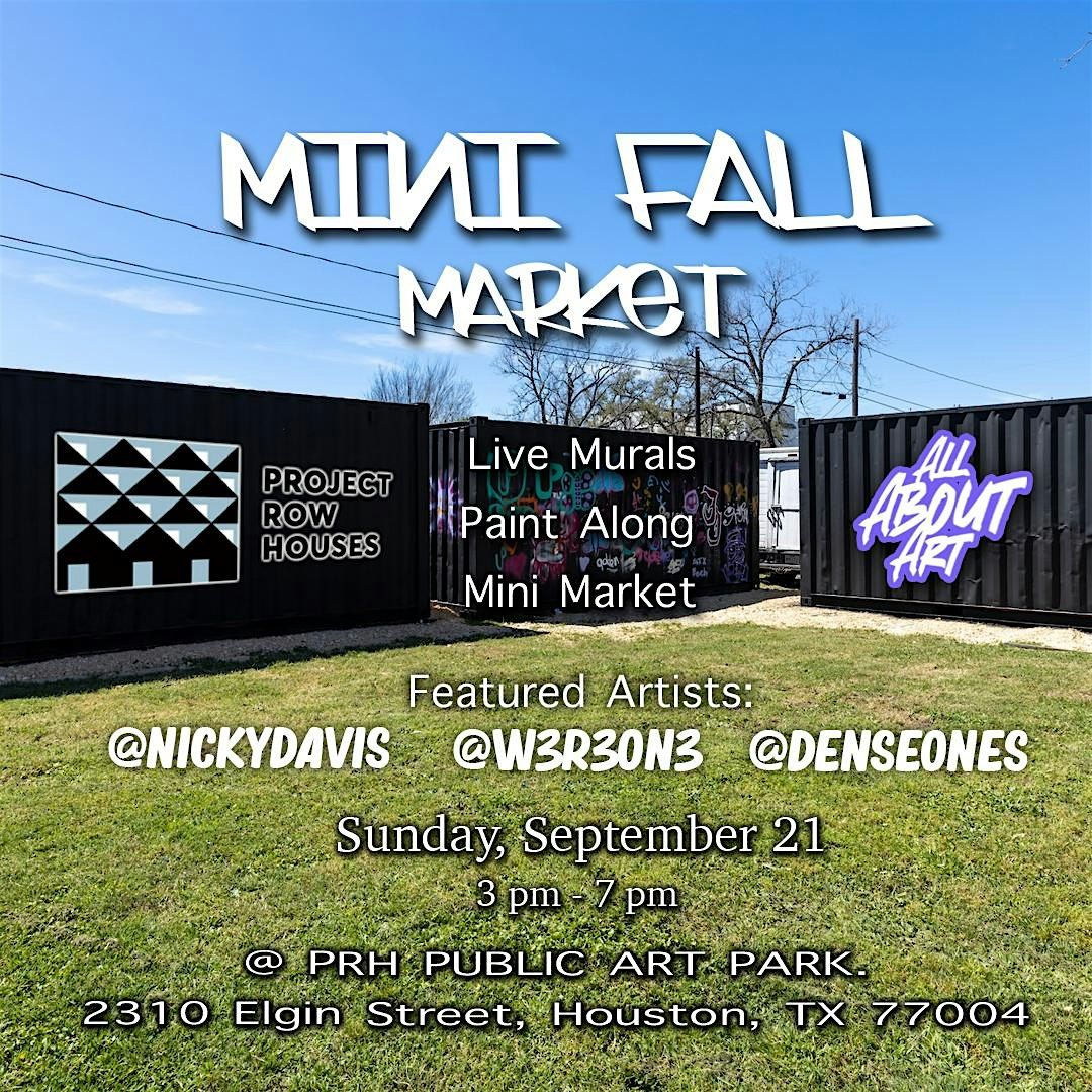 Mini Fall Market at the PRH Public Art Park
