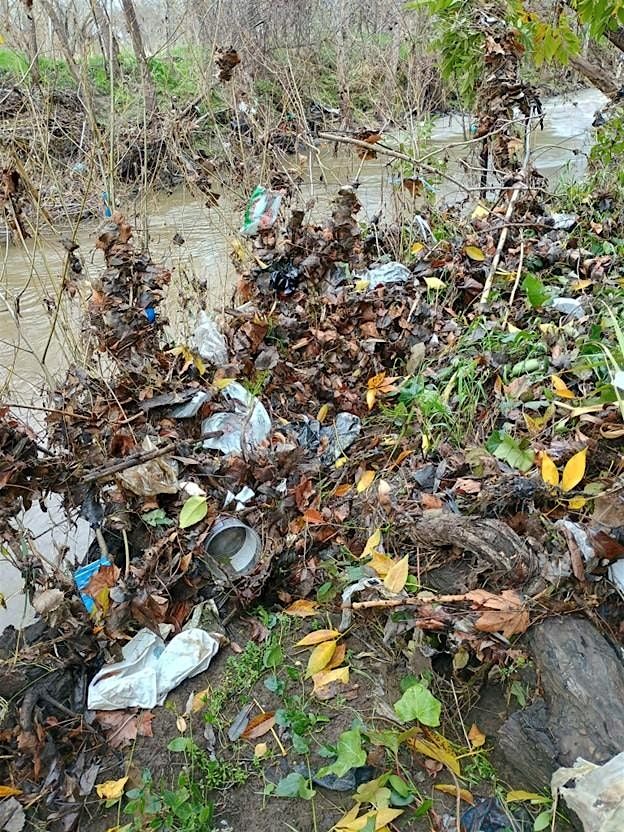 Cleanup on Guadalupe River Park at Service Road along 87 Highway