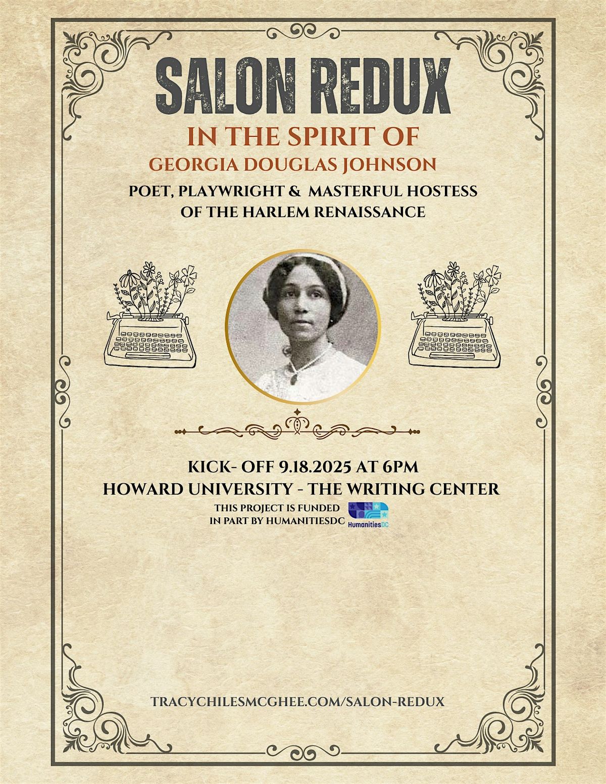 SALON REDUX: IN THE SPIRIT OF GEORGIA DOUGLAS JOHNSON
