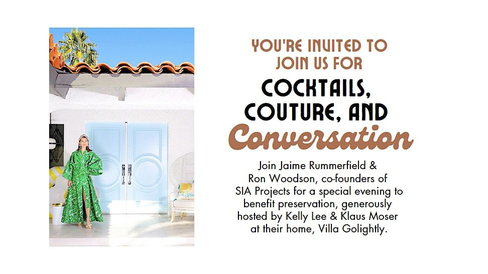 \u201cPoolside Glamour\u201d  Cocktail Party with Save Iconic Architecture