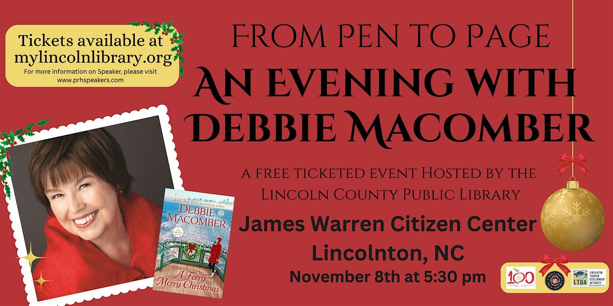 Pen to Page: An Evening with Debbie Macomber