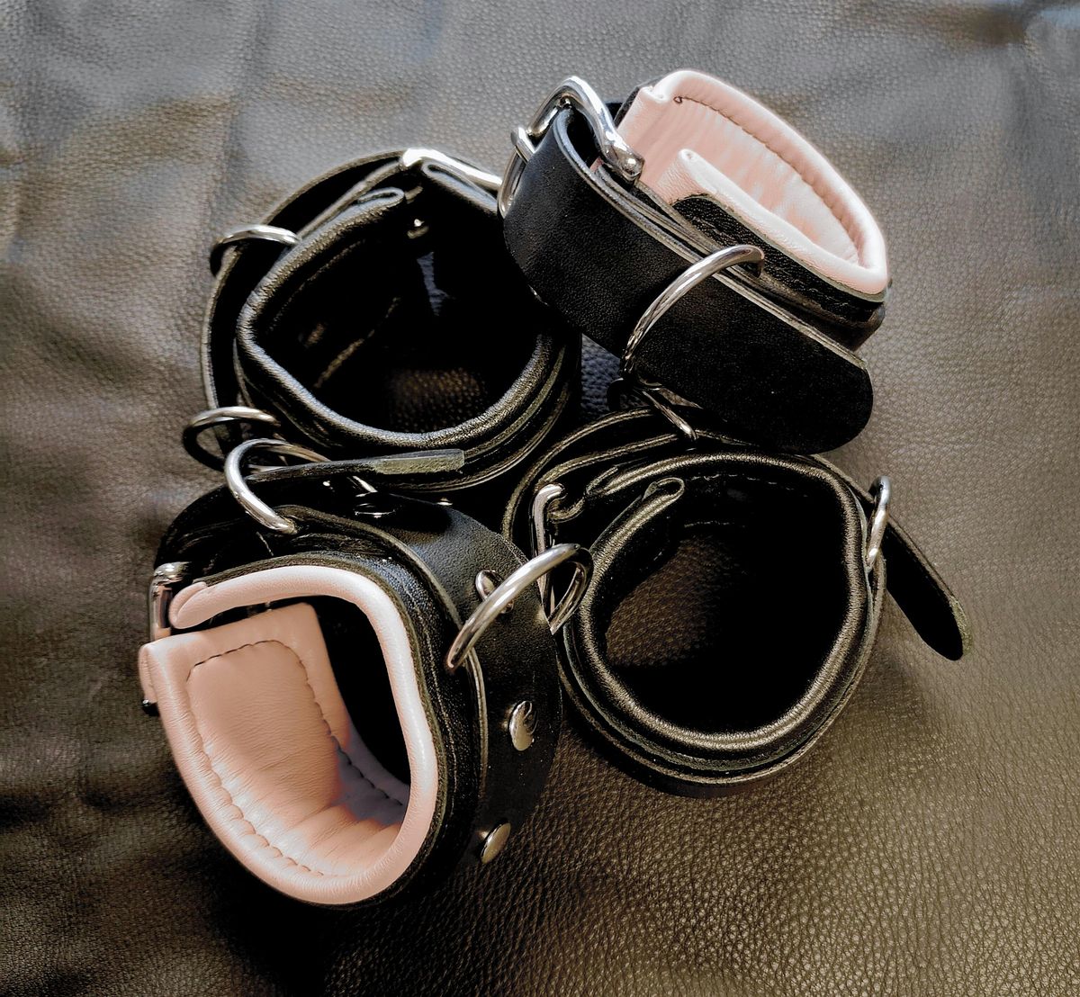 Create your own custom fit Leather Bondage Cuffs