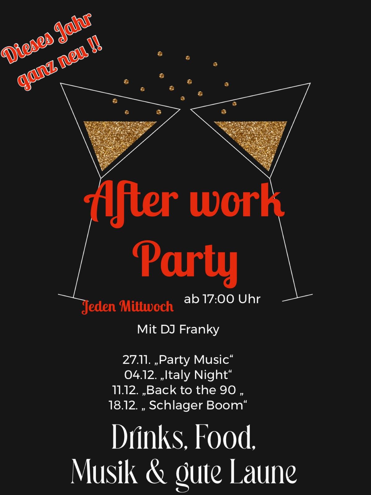 After work \u201eParty Music\u201c