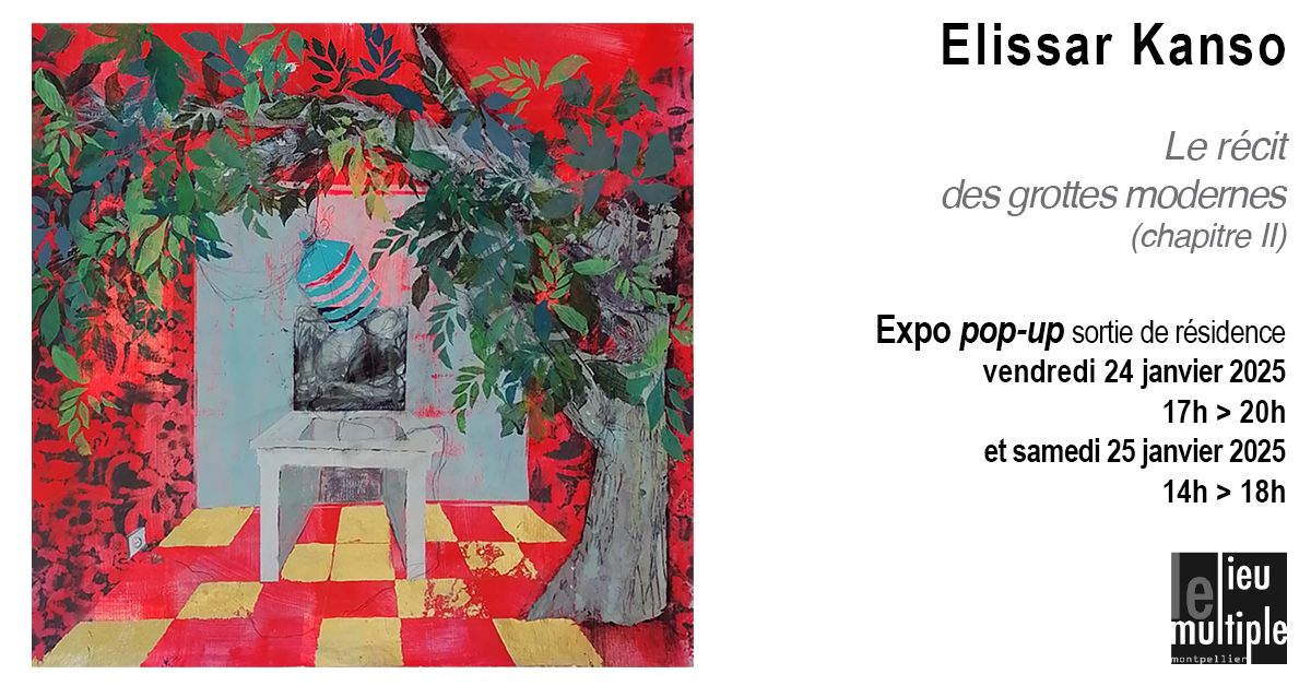 Exposition Elissar Kanso "Le r\u00e9cit des grottes modernes" (chapitre II)