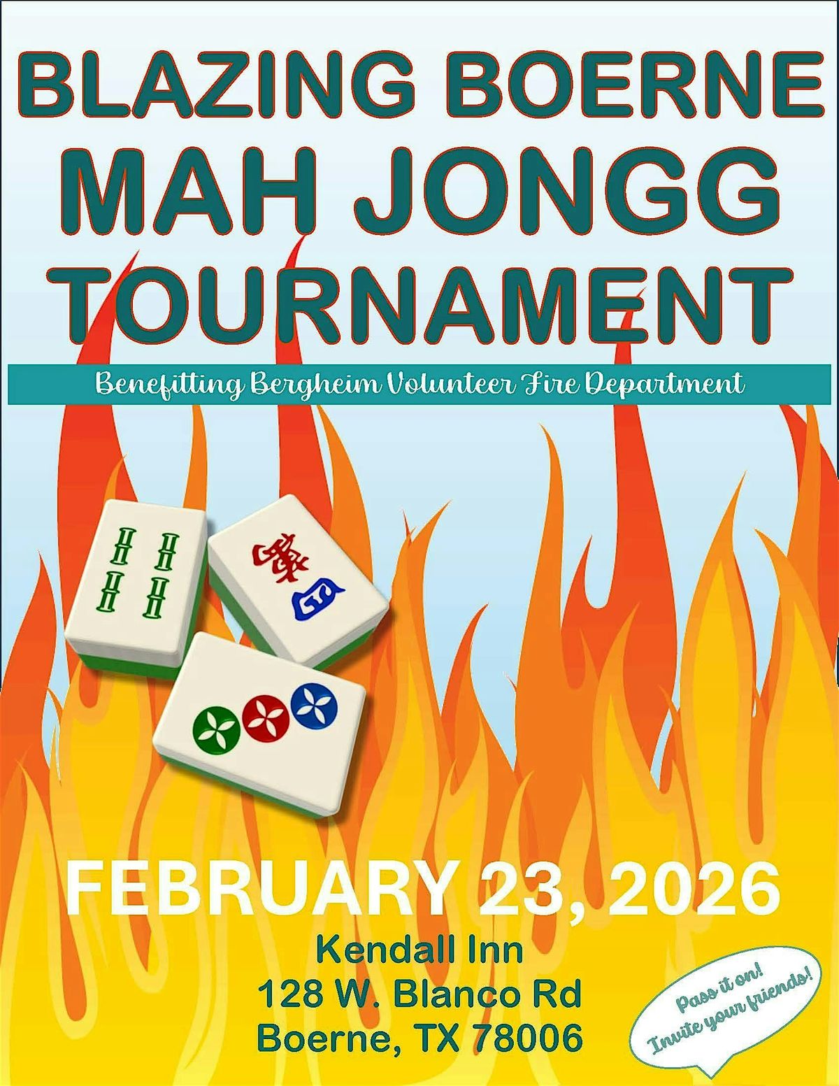 Blazing Boerne Mah Jongg Tournament