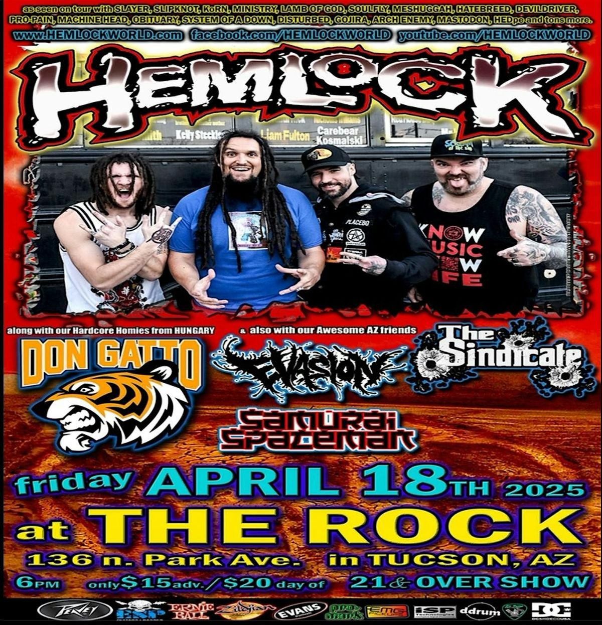 HEMLOCK with Don GATTO at The ROCK Tucson