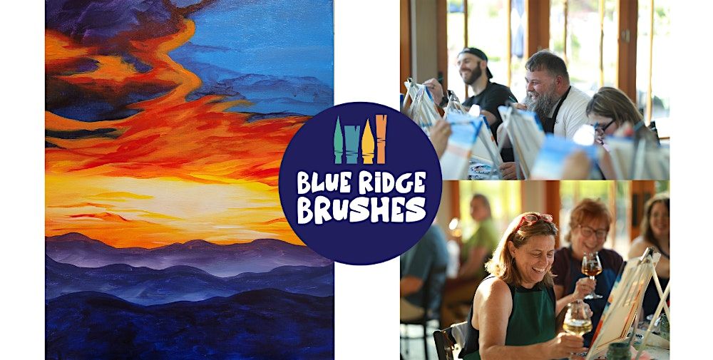 Paint + Sip: "Fiery Blue Ridge Sunset" at Potter's Craft Cider