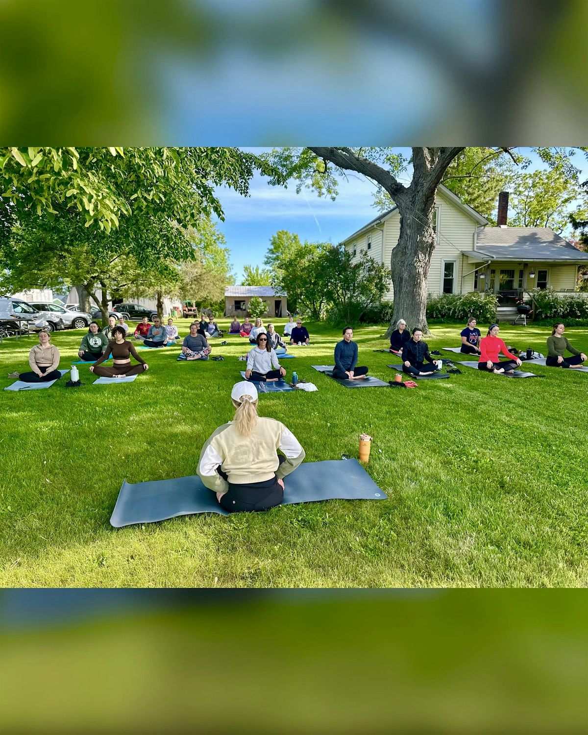 All-Levels Patio Yoga Class at Klingshirn Winery- [Bottoms Up! Yoga & Brew]