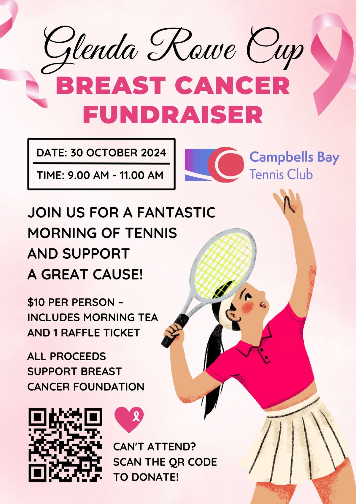 Glenda Rowe Cup Breast Cancer Fundraiser