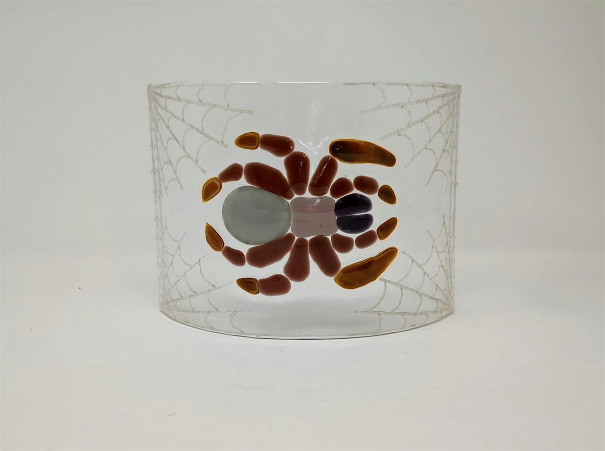 Slump fun projects to start your Halloween. Plan, cut, edge, glue, slump.