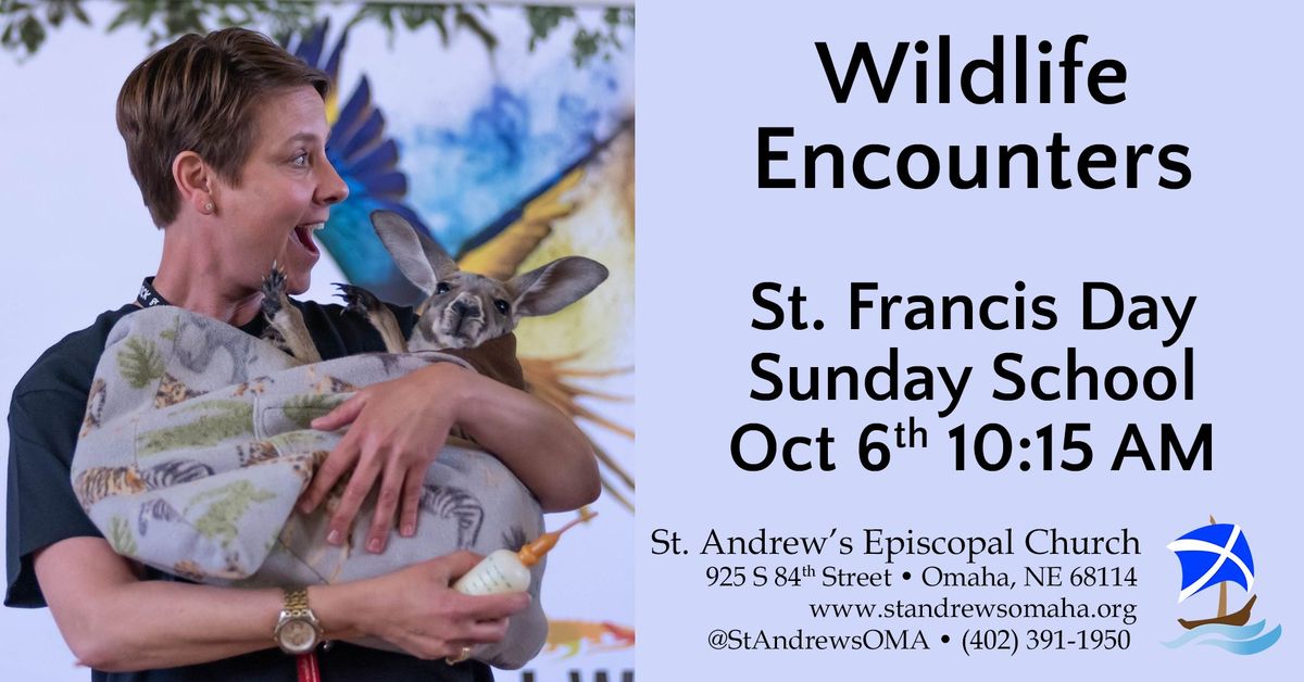 Wildlife Encounters at Sunday School for St. Francis Day