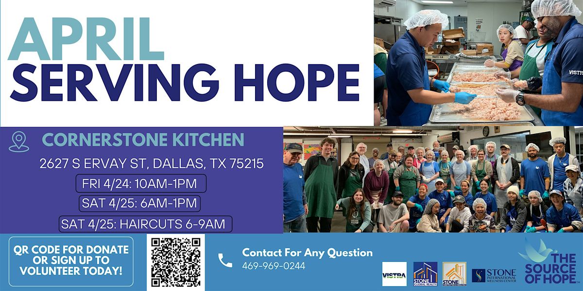 April Volunteer Serving Hope