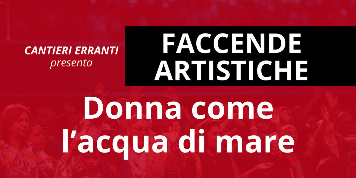 Donna come l'acqua di mare