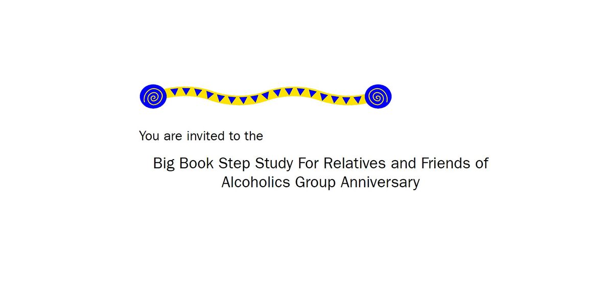 22nd BBSS Anniversary For Relatives and Friends of Alcoholics Group