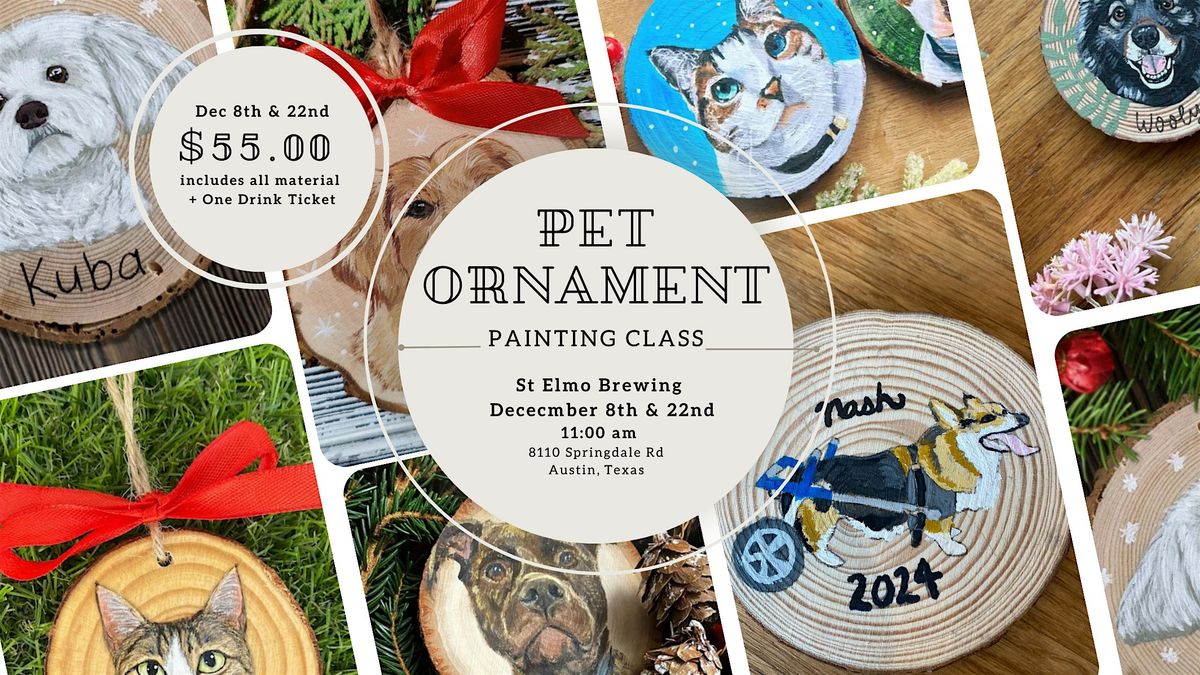 Pet Ornament Painting Class