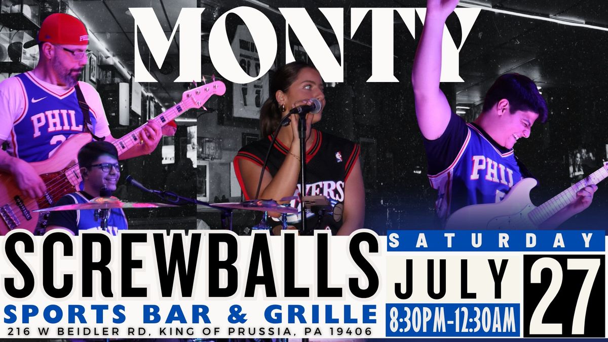 Monty returns to Screwballs Sports Bar & Grille