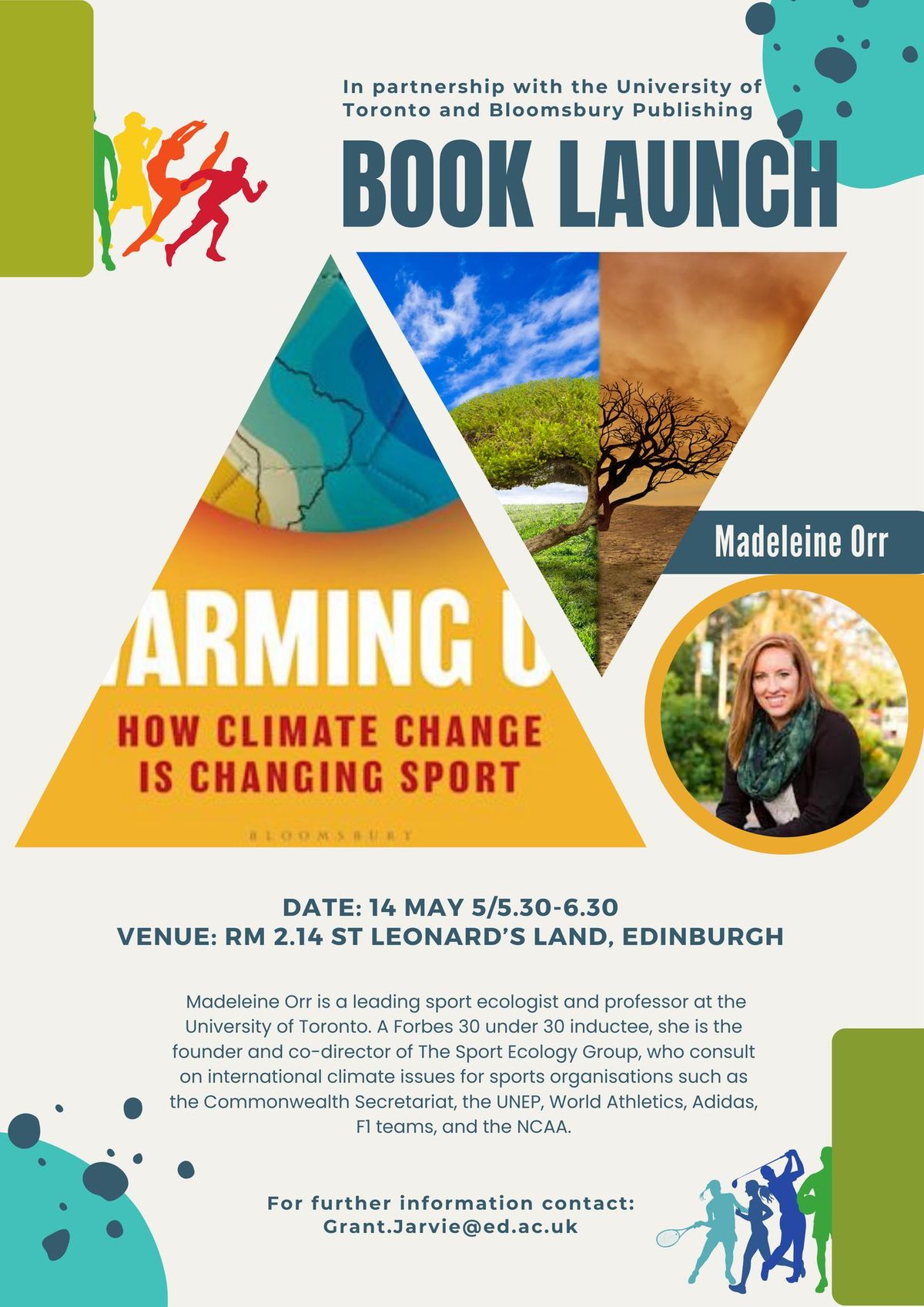 Book Launch - Warming Up: How Climate Change is Changing Sport