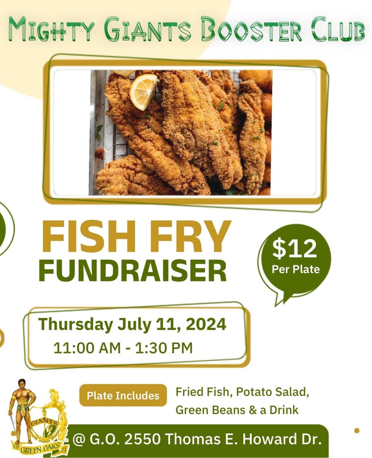 Football Booster Club Fish Fry