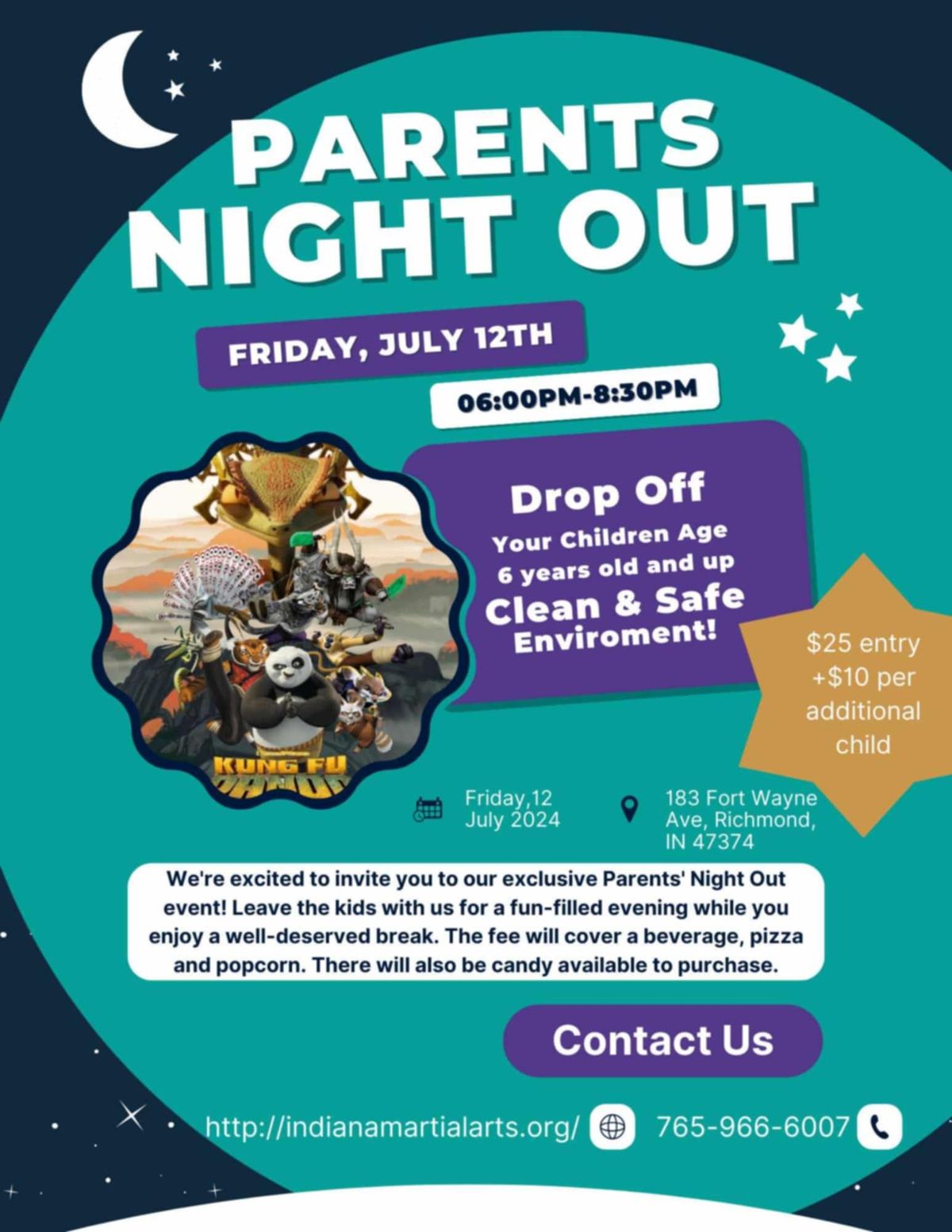 Parent's Night Out Fundraiser
