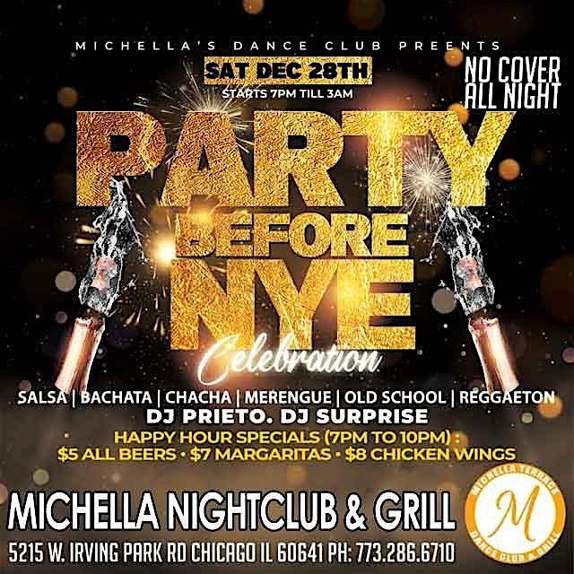 Party Before NYE Celebration Saturday @ Michella\u2019s Nightclub \u2013 No Cover!