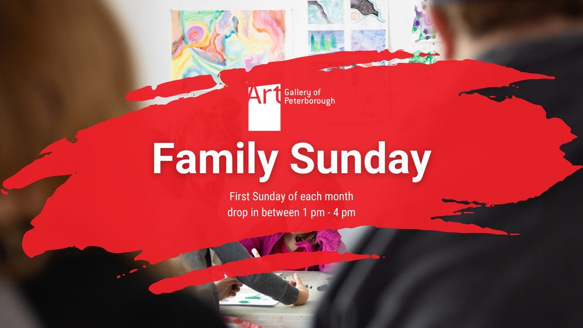 Family Sunday at the Art Gallery of Peterborough