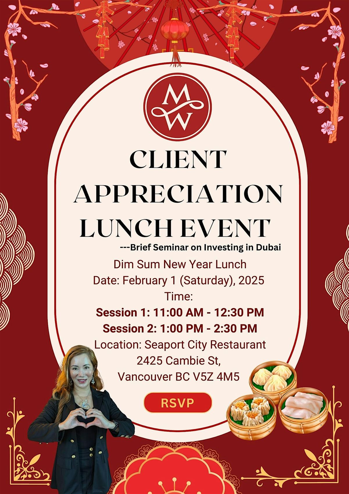 Client Appreciation Event - Dim Sum New Year Lunch