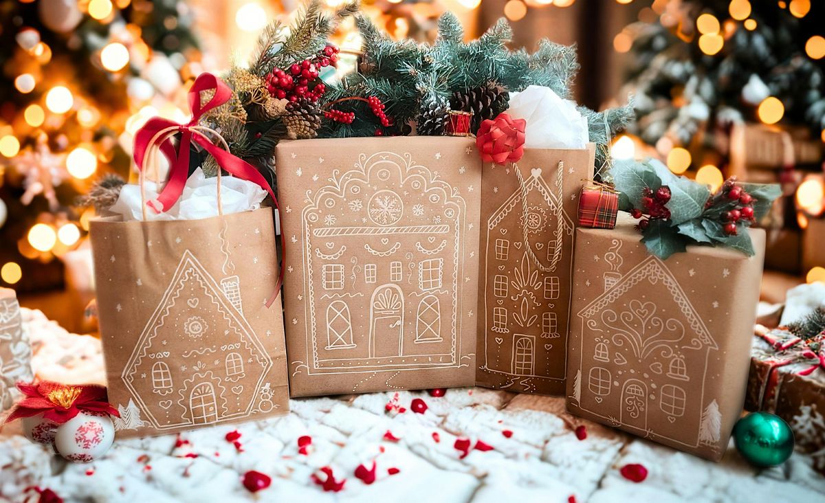 Creative Gift Wrap: Gingerbread Houses
