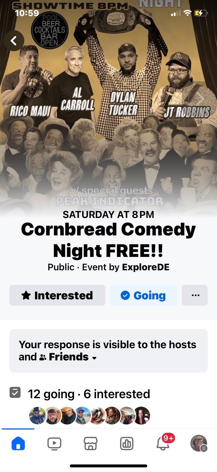 Cornbread comedy with special guest..POUNDCAKE AND PEAK INDICATOR 