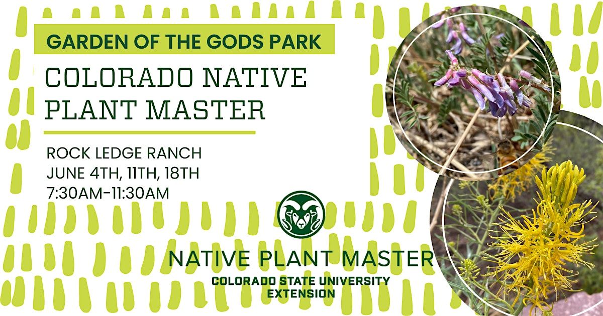 Colorado Native Plant Master: Garden of the Gods