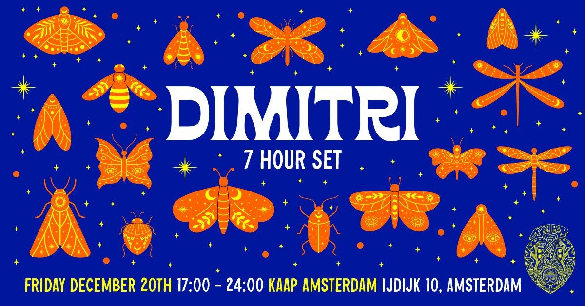 Dimitri - 7hr set l SOLD OUT