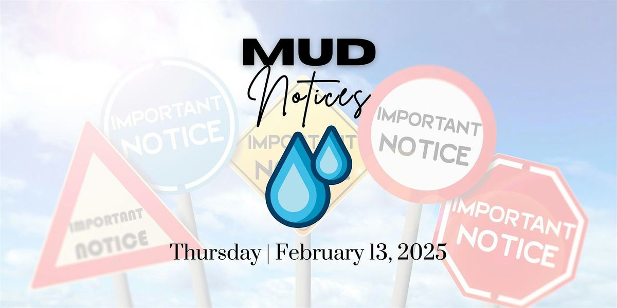 What You Need to Know About MUD's and PUD's 1HR CE