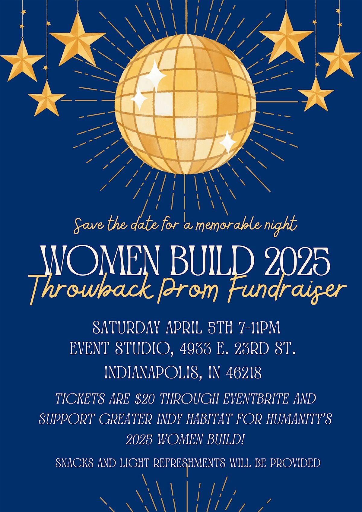 Women Build 2025: Throwback Prom Fundraiser!