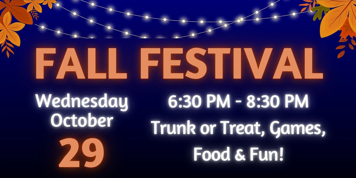 Harmony Church Fall Festival Trunk or Treat