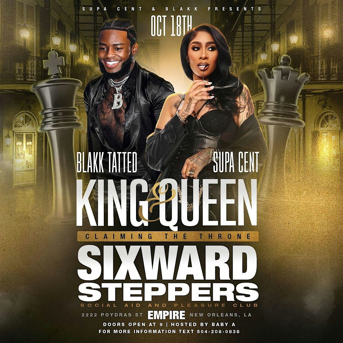 SIX WARD STEPPERS KING & QUEEN CLAIMING THE THRONE
