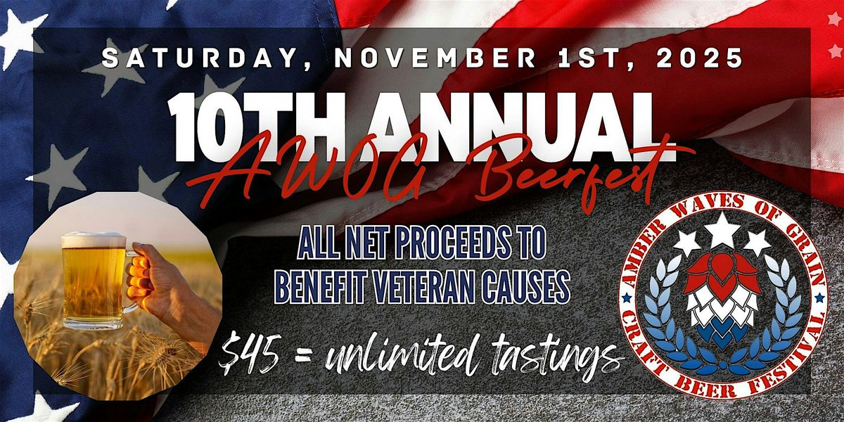 AMBER WAVES OF GRAIN CRAFT BEER FESTIVAL TO SUPPORT VETERANS - 2025