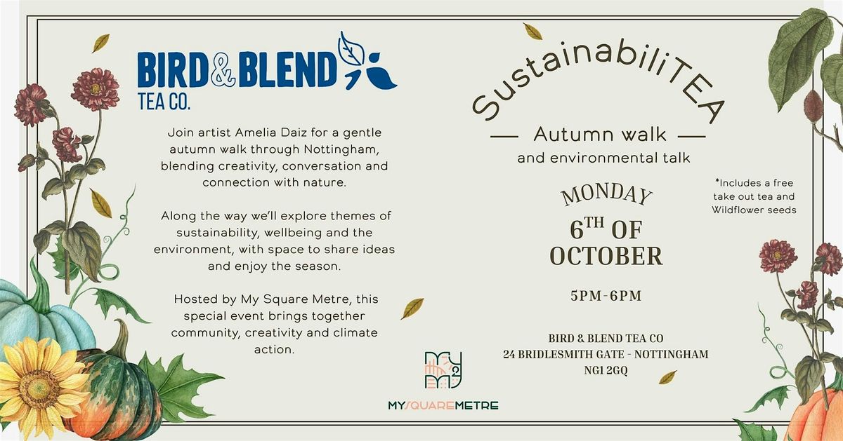 SustainabiliTEA Autumnal Walk in Nottingham