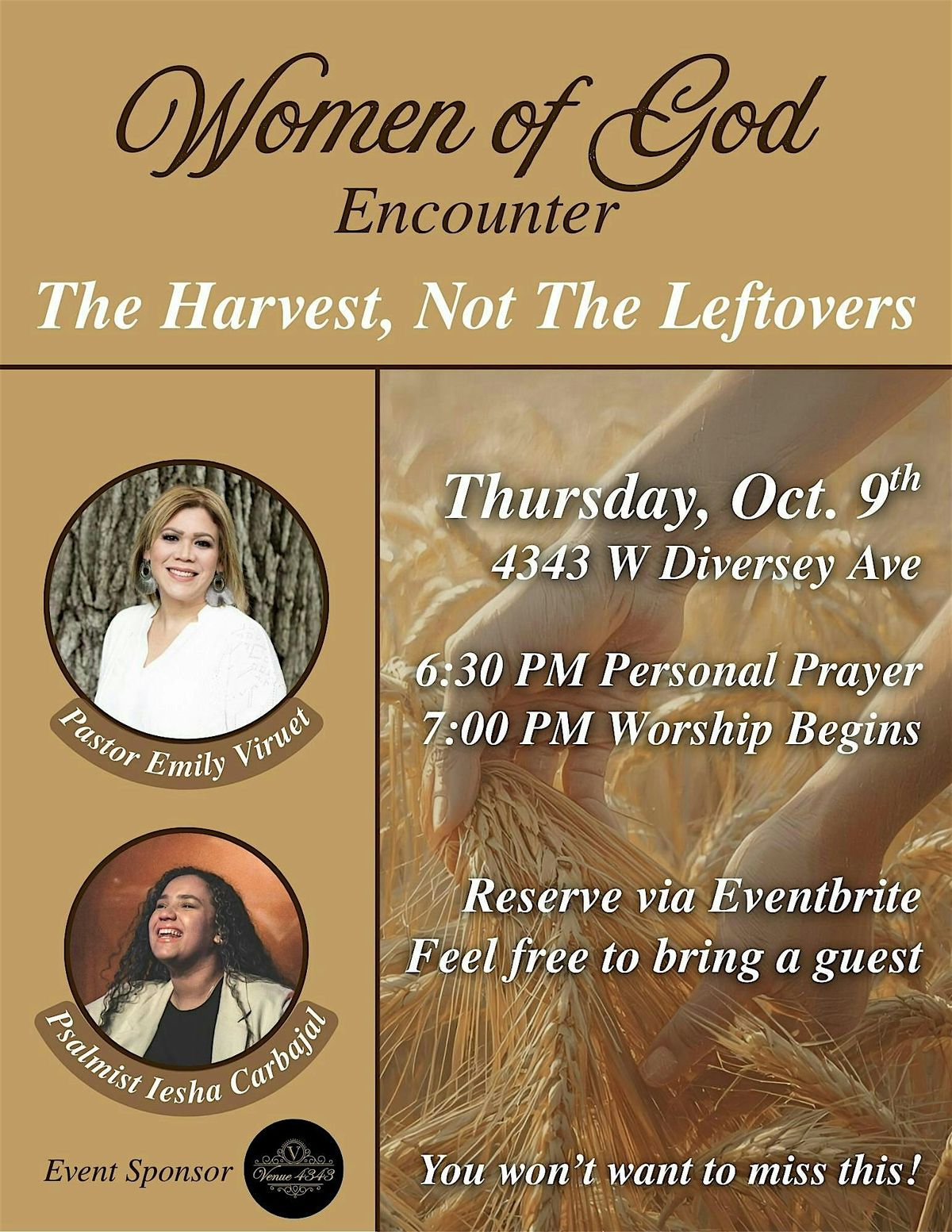 Women of God Monthly Prayer Meetings