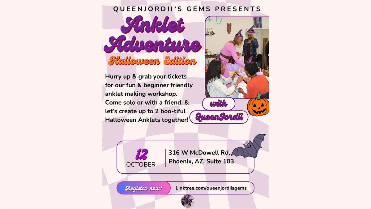Anklet Aventure Workshop: Halloween Edition by QueenJordii's Gems