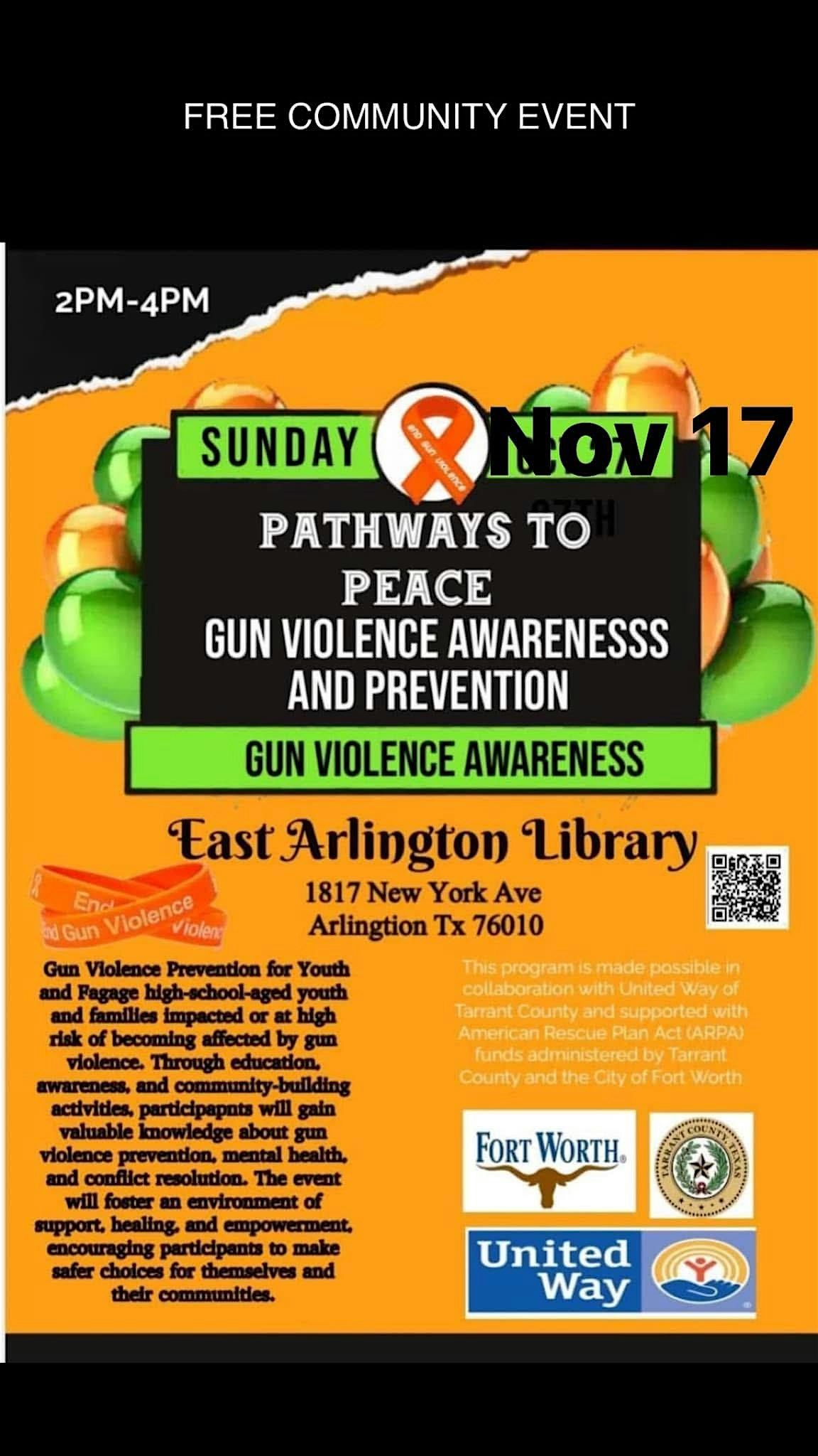 Pathway to peace: Gun Violence Awareness & Prevention