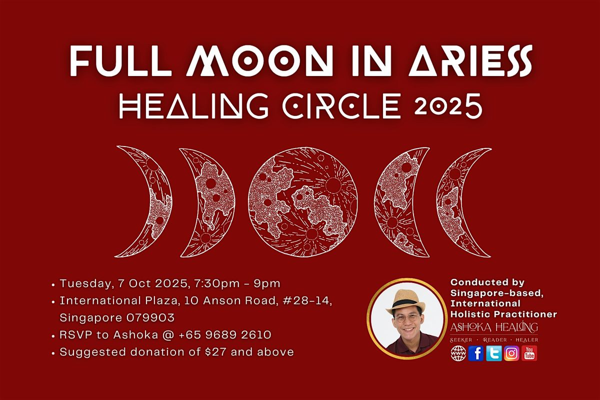 Full Moon in Aries Healing Circle 2025