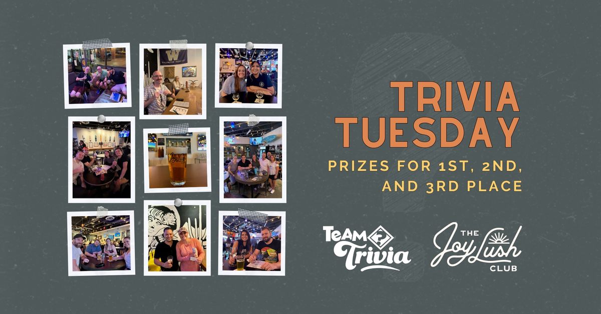 Trivia Tuesday with Team Trivia