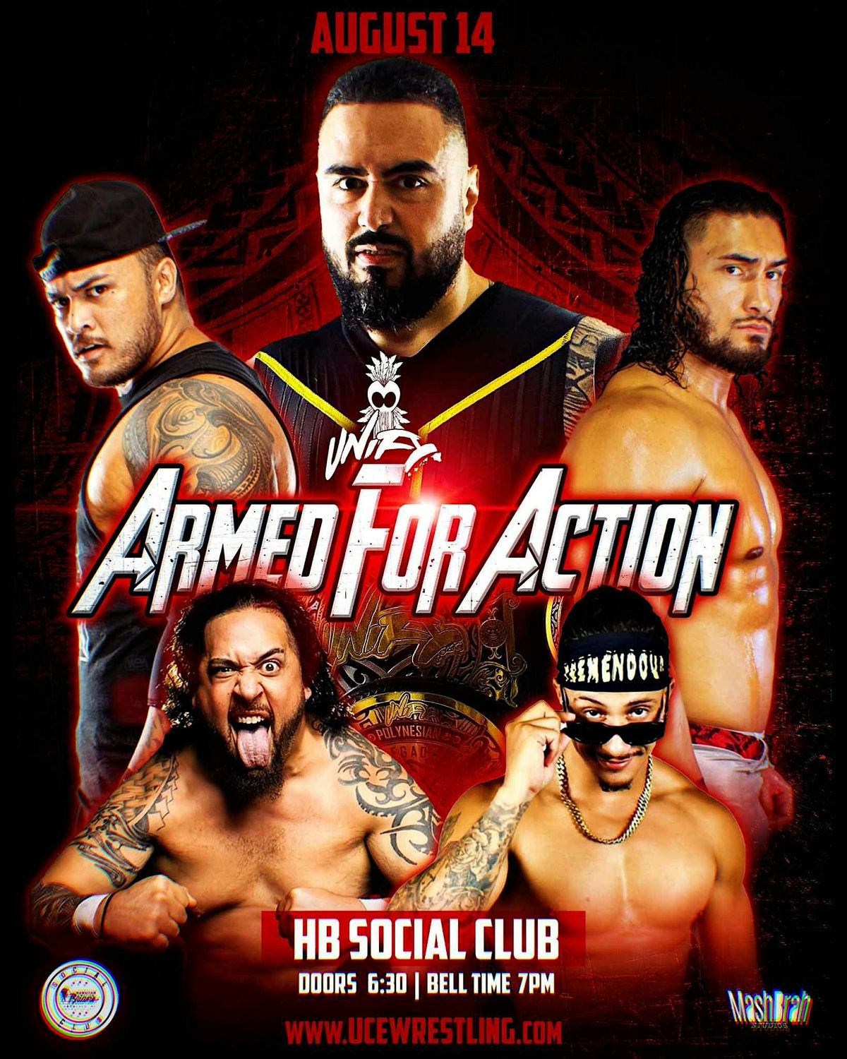 UCE Wrestling's ARMED FOR ACTION @ HBSOCIAL