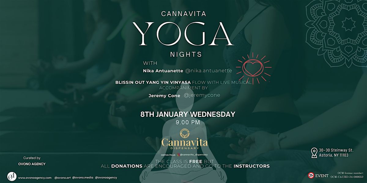 Free RSVP in Astoria:  Cannavita Yoga Nights