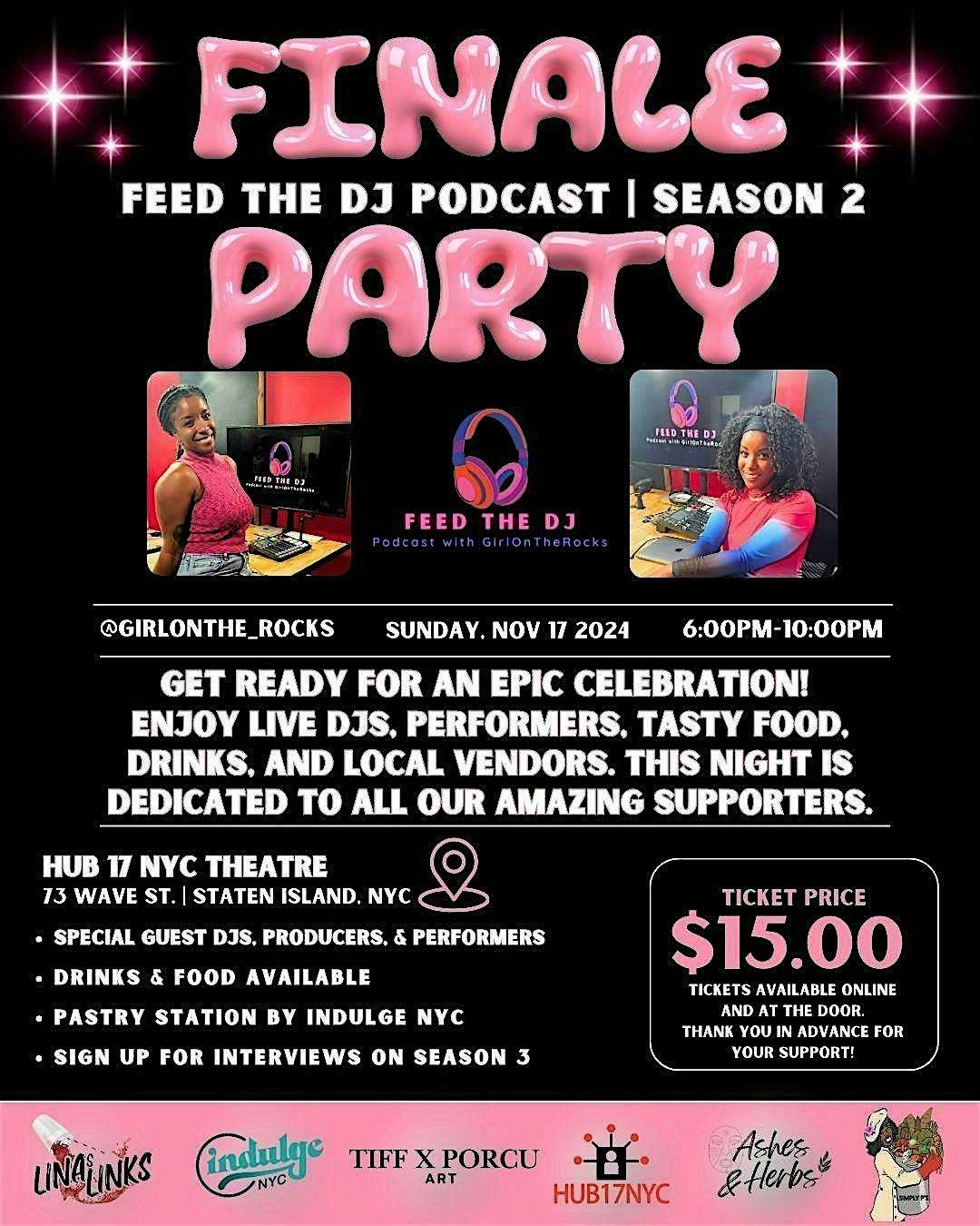 Feed The DJ Podcast Season 2 FINALE PARTY