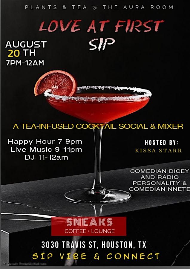 Love at First Sip: A Tea-Infused Cocktail Social & Mixer
