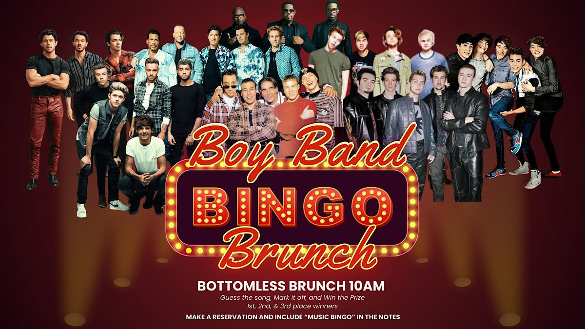 Boy Band Music Bingo Brunch