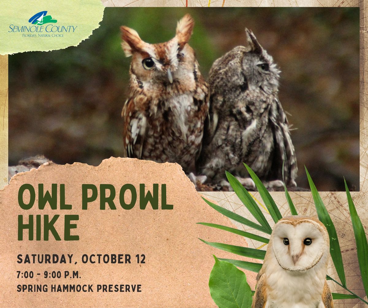 GUIDED HIKES: Owl Prowl \ud83e\udd89