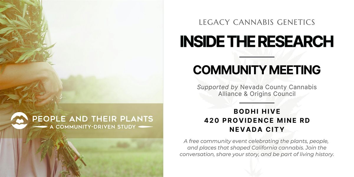 Inside the Research: Nevada County Community Meeting